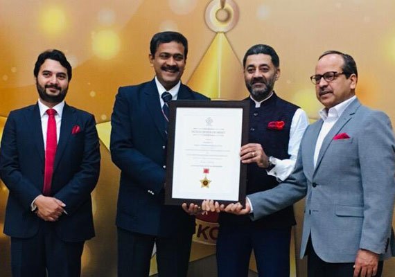 Additional Commissioner of Police Shri. Phulari Sir, With SKOCH 2018 Order of Merit Award.